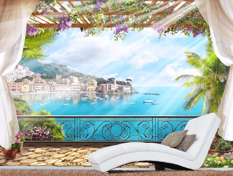 Beautiful balcony | wallpaper