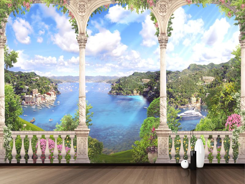 Balcony with spectacular view | wallpaper