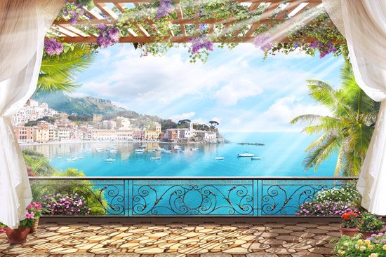 Beautiful balcony | wallpaper