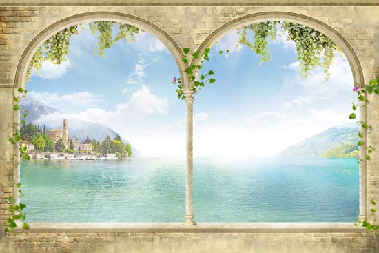 Large windows with view | wallpaper