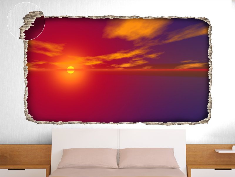 Beautiful sunset| wall sticker