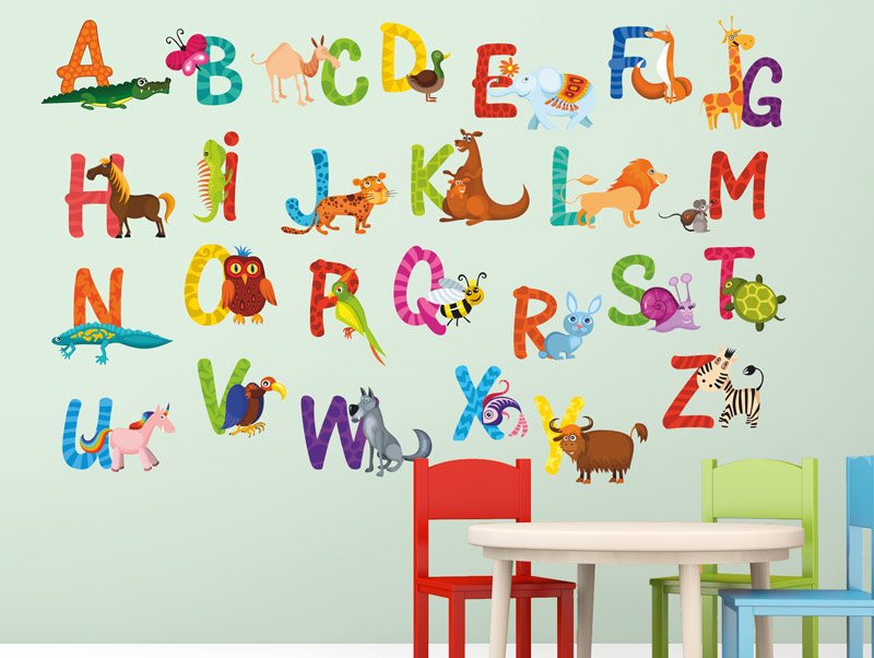 ABC letters with animals
