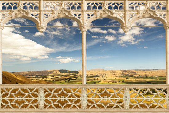 Balcony with a beautiful view | wallpaper