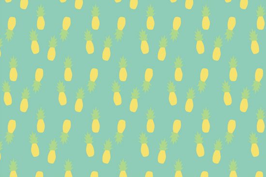 Wallpaper with pineapples