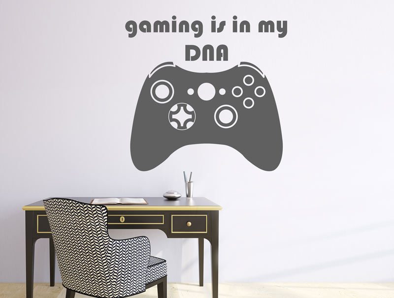 gaming is in my DNA | wall sticker