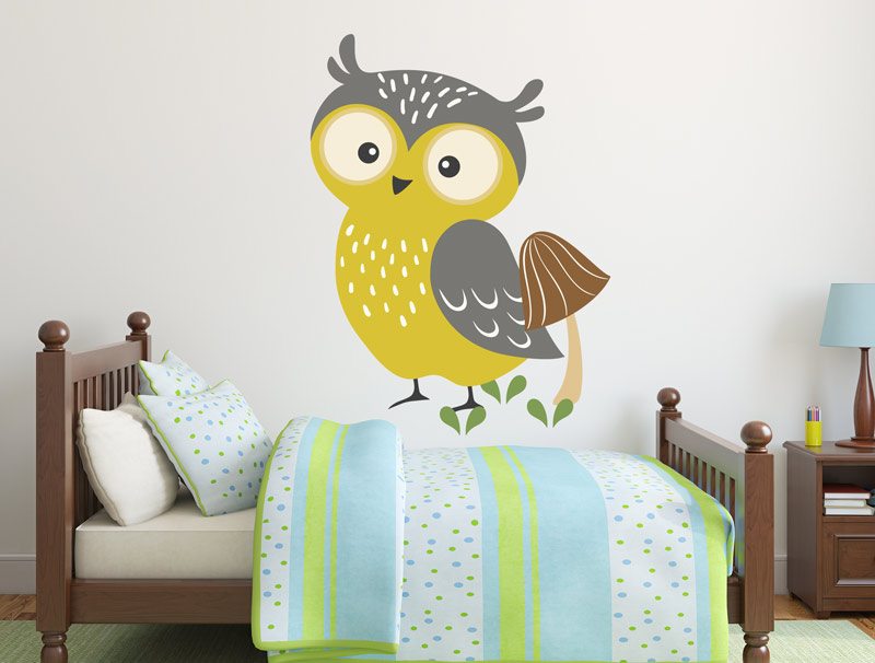 Wall Sticker | A curious owl