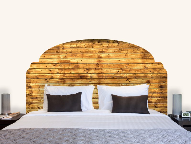 Wall Sticker | Wooden Bed Headboard sticker