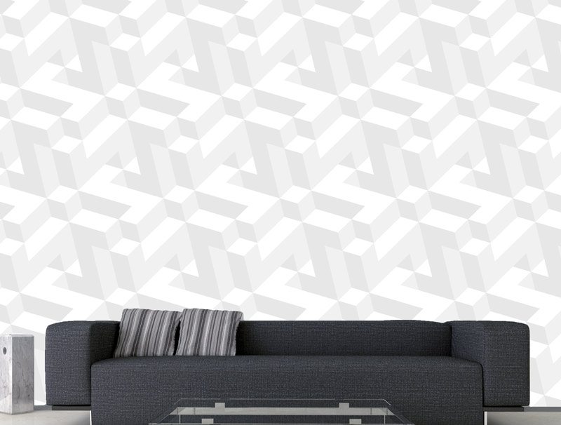 Wallpaper | 3D design with geometric shapes