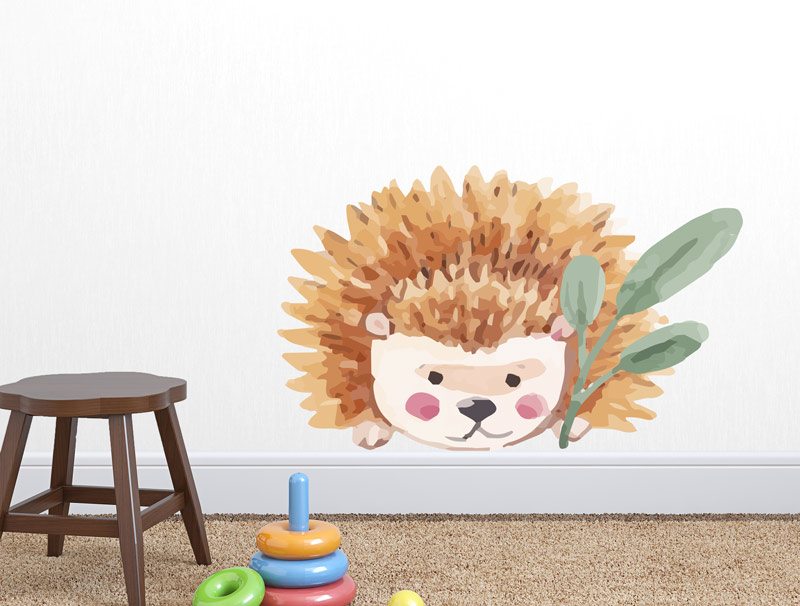 Wall Sticker | A cute little hedgehog