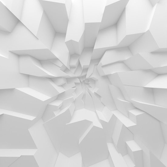 Wallpaper | Three-dimensional white design