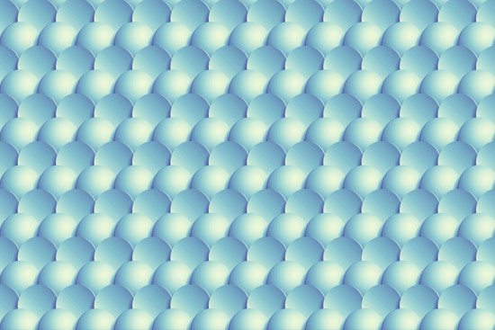 3D-like scales in blue wallpaper