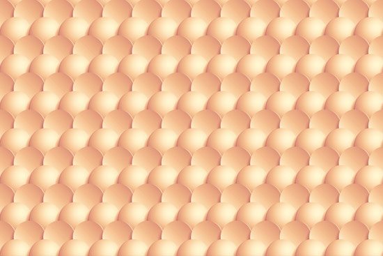 3D wallpaper scales in orange