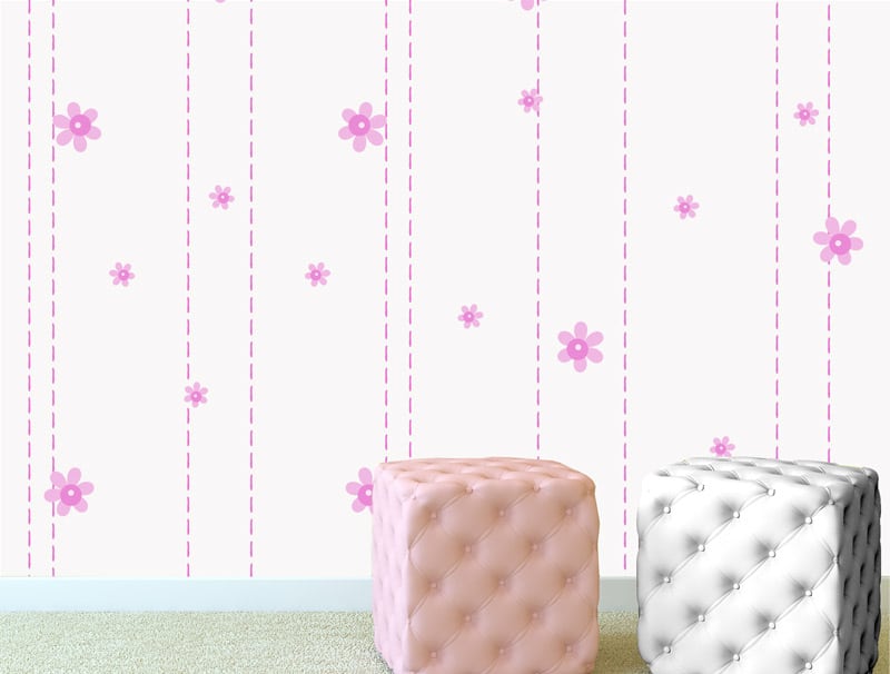 Wallpaper | tiny pink flowers