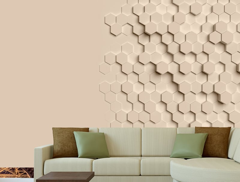 Wallpaper | 3D hexagons