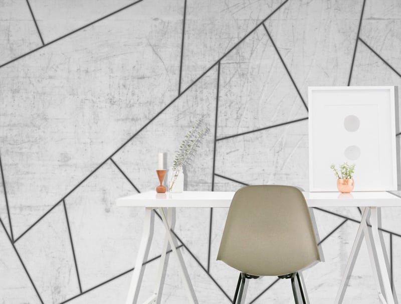 Wallpaper | Shapes in light gray