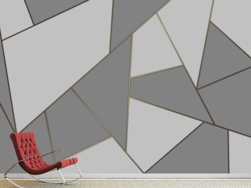 Wallpaper | Shapes in shades of gray