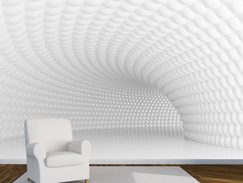 Wallpaper | A three-dimensional white cave