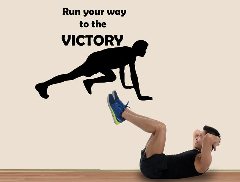 Wall Sticker | Run your way to the victory