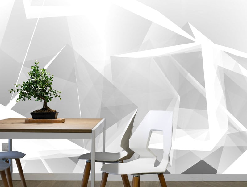 Wallpaper | Shades of gray-white glass