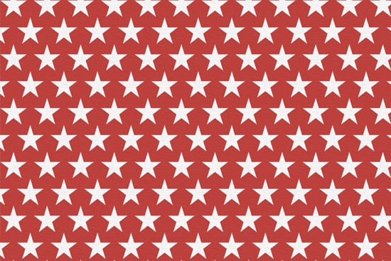 Wallpaper | White stars on a red background