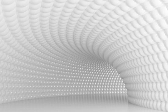 Wallpaper | A three-dimensional white cave