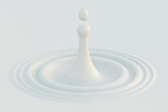 Wallpaper | white three-dimensional drop