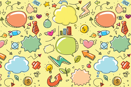 Wallpaper | Colorful doodles