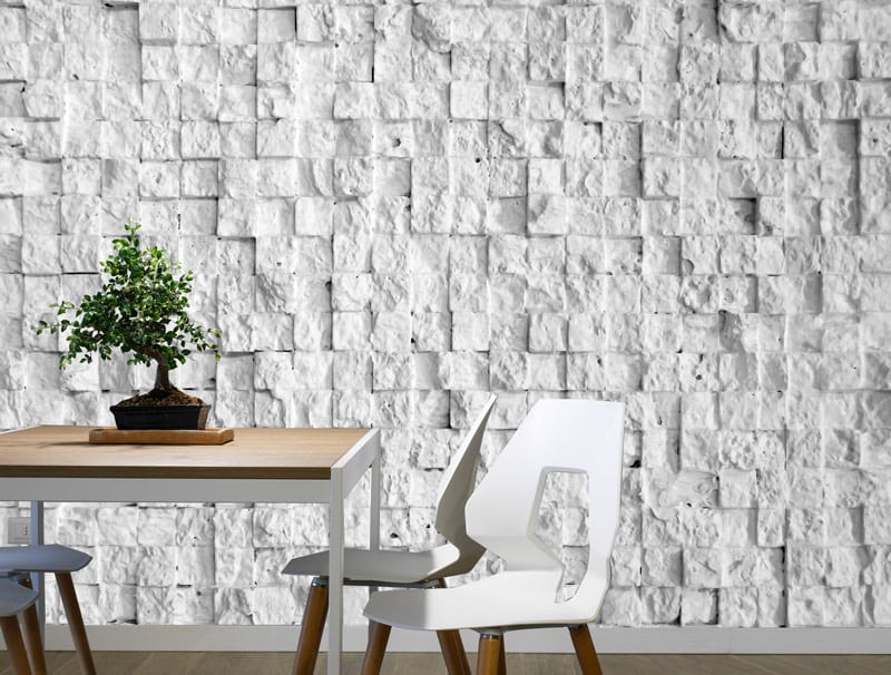 Wallpaper | white bricks