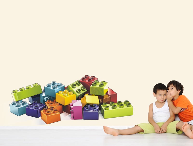 Wall Sticker | Colored cubes