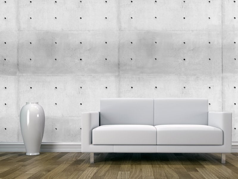 Wallpaper | A perforated concrete wall