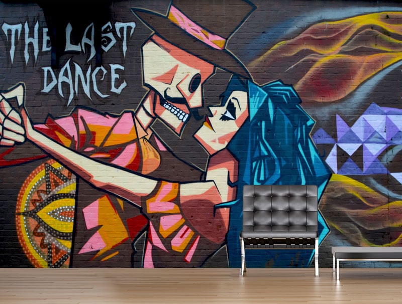 Wallpaper | Ghost dance graffiti