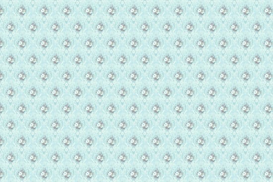Wallpaper | Floral decorations in a light blue shade