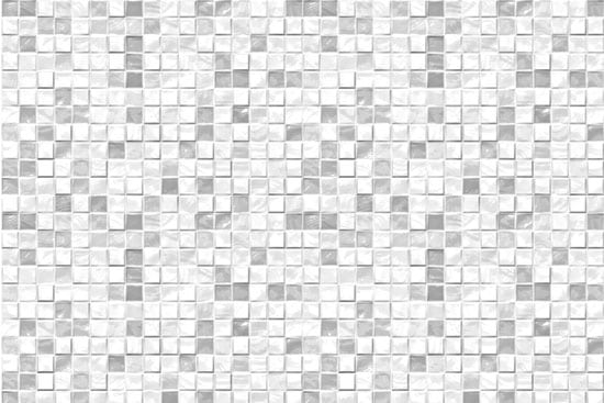 Wallpaper | Gray mosaic for bathroom