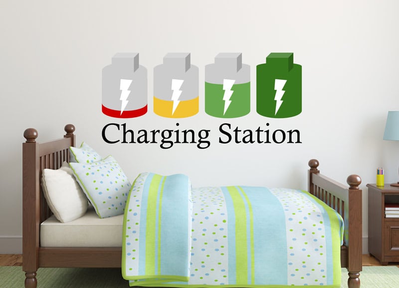 wall sticker | charging station