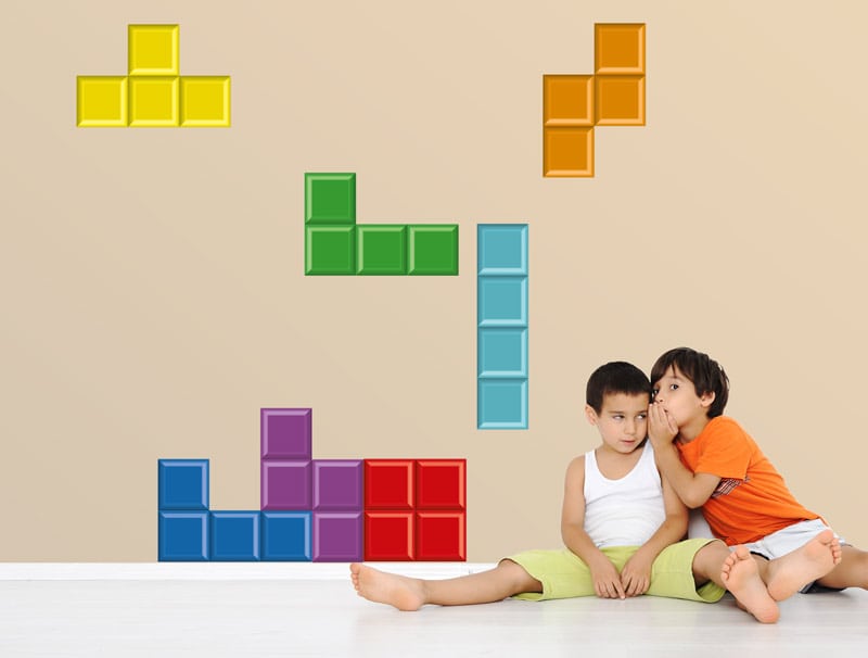 Wall Sticker | Colorful tetris