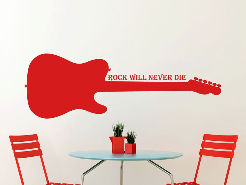 Wall Sticker | Rock will never die