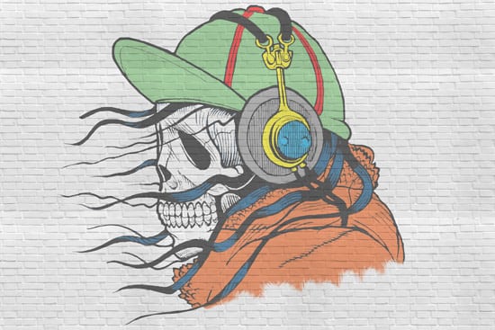 Wallpaper | Musical skeleton