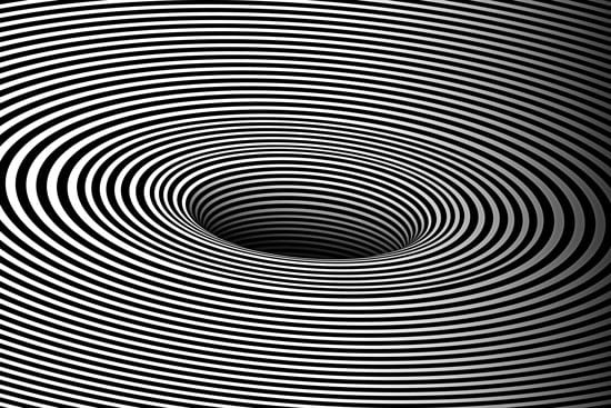 Wallpaper | A spiral hole