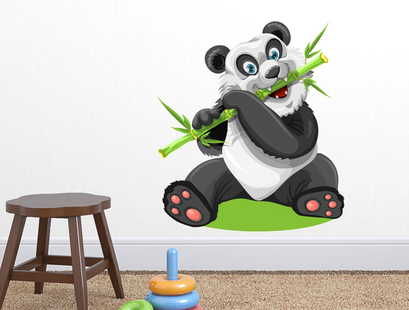 Wall sticker - chubby panda