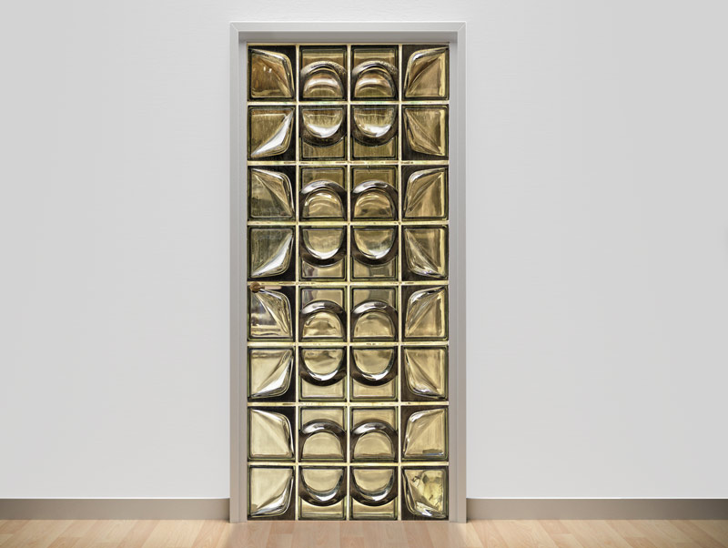 Doors Wallpaper - Designed glass door