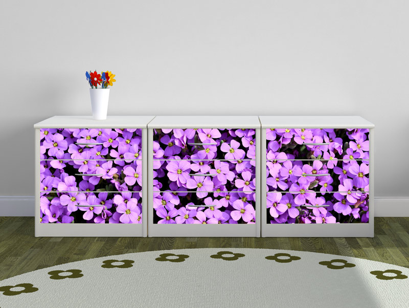 Wallpaper - small purple flowers