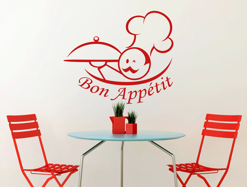 wall sticker - bon appetit