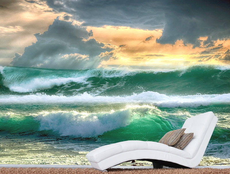 Wallpaper - storm at sea