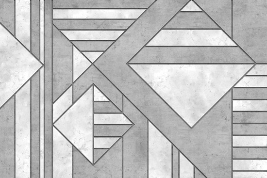Wallpaper - Geometric shapes of concrete