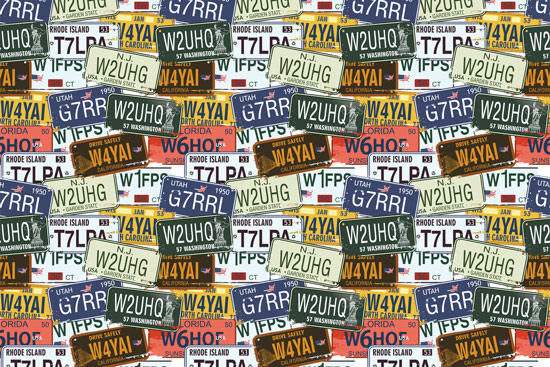Wallpaper - Designed license plates
