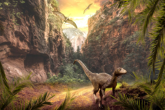 Wallpaper - World of dinosaurs