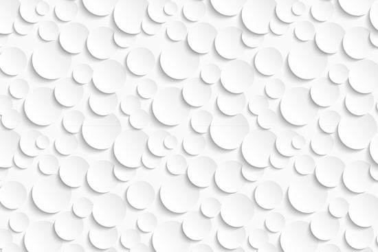 Wallpaper - 3-D white circles