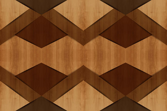 Wallpaper - Designed wooden boards