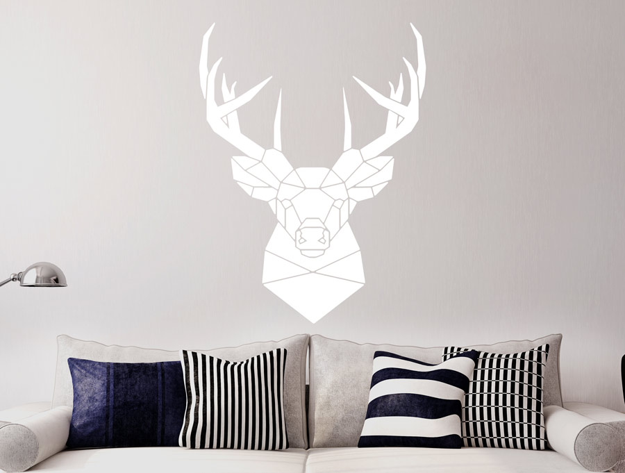 Wall Sticker - Geometric Shapes Deer