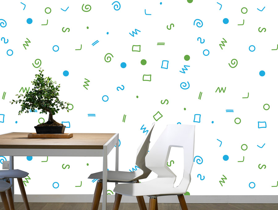 Wall Stickers - shapes and doodles 